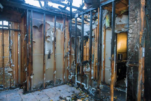 Professional Fire Damage Repair technician working in Crawford, GA